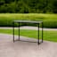 Grammercy Patio Bar Table, Black