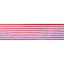 Red & Pink Striped Ribbon, 30'