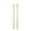 2-Pack Ivy LED Taper Candles, 10"