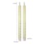 2-Pack Ivy LED Taper Candles, 10"