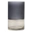 Ele Clear Grey Glass Top Cylinder Vase, 8"