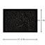 Crosby St. Black Dimensional Paper Wall Art, 27x26