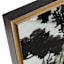 Glass Framed Floral Printed Mirror Wall Art, 23x29