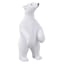 Silver Oversized Polar Bear, 47"