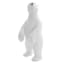 Silver Oversized Polar Bear, 47"