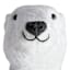 Silver Oversized Polar Bear, 47"