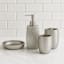 Found & Fable 4-Piece Silver Hammered Bathroom Set