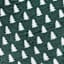 Green Christmas Tree Reversible Throw Blanket, 50x60