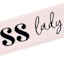 Pink Ceramic Boss Lady Block Sign, 2x7