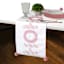 Mrs. Claus' Bakery Ho Ho Ho Pink Beaded Table Runner, 72x13