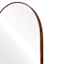 Arch Walnut Leaner Mirror, 24x70