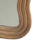 Walnut Wavy Wall Mirror, 24x36