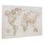Gold Map Canvas Wall Art, 70x45