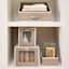 REAL SIMPLE Open Front Fabric Closet Storage Bin with Handle