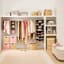 REAL SIMPLE Open Front Fabric Closet Storage Bin with Handle