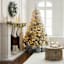 White Velvet Beaded Ball Ornament