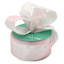 2.5" Pink & White Glitter Ribbon, 8yd