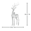 LED Disco Reindeer, 5'
