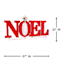 LED Noel Sign