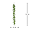 Snow, Mica, Norfolk Pine & Cedar Garland, 72"