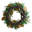 24In Gold Magnolia Wreath