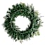 Tinsel Ball, Snow Berry, Eucalyptus & Pine Wreath, 24"