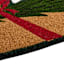 Dog with Tree Shaped Coir Mat, 18x30