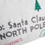 Santa Letter Throw Pillow, 14x20