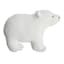 Arctic Wonderland Polar Bear Shaped Throw Pillow, 16x13