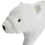 Arctic Wonderland Polar Bear Shaped Throw Pillow, 16x13
