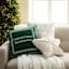 Christmas Blessings Embroidered Throw Pillow, 18"