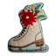 Ice Skate Shaped Throw Pillow
