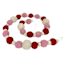 Red & Pink Felt Garland, 72"