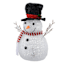 LED Top Hat Snowman, 20"