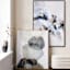 Crosby St. Framed Foiled Abstract Canvas Wall Art, 41x49