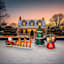 Snow Globe Scene with Santa & Snowman Christmas Inflatable, 6'