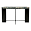 Eleanor Console Table, Black Marble