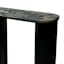 Eleanor Console Table, Black Marble