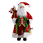 Porcelain Head Santa with Bell, 36"