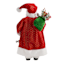 Porcelain Head Santa with Bell, 36"