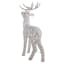 Arctic Wonderland Crystal Standing Reindeer, 25"