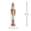 Gold & White Nutcracker, 36"