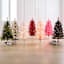 (A27) Pre-Lit Flocked Slim Summit Fir Christmas Tree, 4'