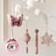 Pink Beaded Tassel Cord, 10"