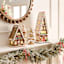 Gingerbread Lane 4-Story Iced LED Claydough Gingerbread House, 20"