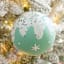 4-Count Pink & Green Frosted Sprinkle Ornaments, 4"