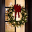Pre-Lit Battery Operated Bradley Wreath, 24"