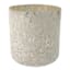 Silver & White Mercury Glass Frit Candle Holder, 3.5"