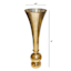 Gold Trumpet Vase, 32"
