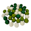 40-Count White & Green Bowl Filler